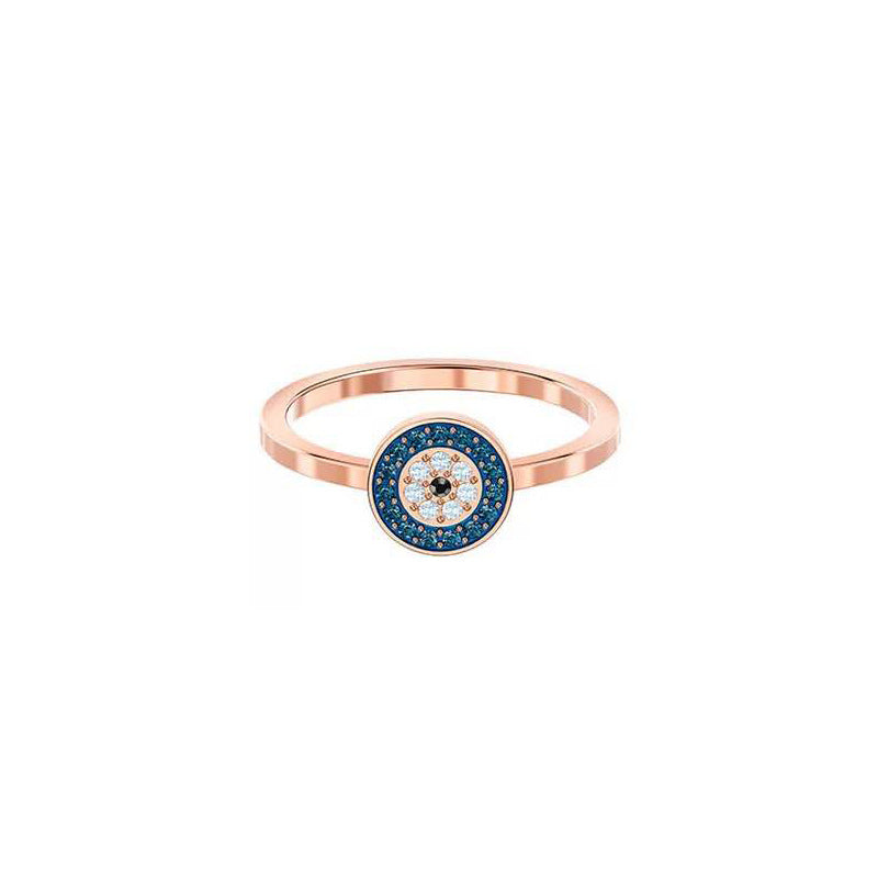 round evil eye alloy ring, view 4 - MRSLM