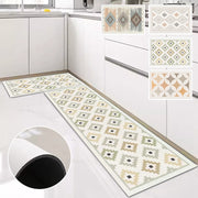 Bohemian geometric non-slip kitchen mat, view 6 - MRSLM