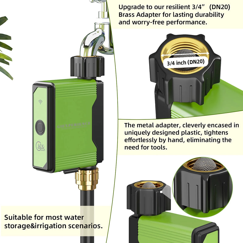 smart garden watering timer with Zigbee and WiFi, view 7 - MRSLM