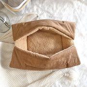 fluffy winter cat bed, view 7 - MRSLM