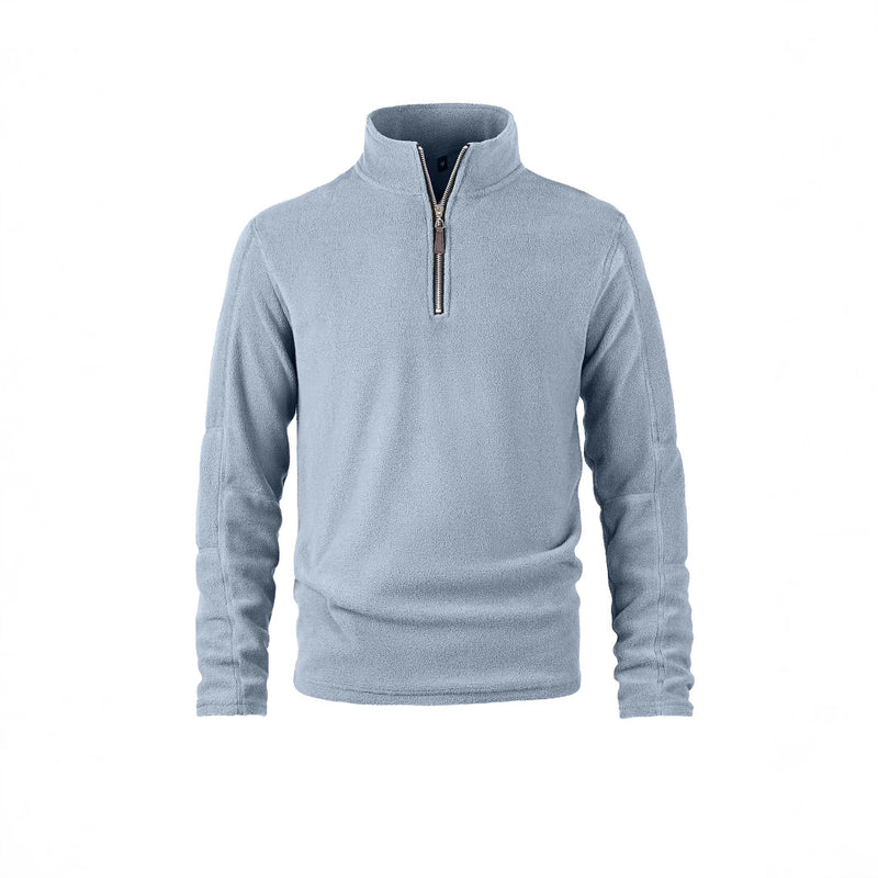 Men's half-zip polar fleece pullover, view 5 - MRSLM