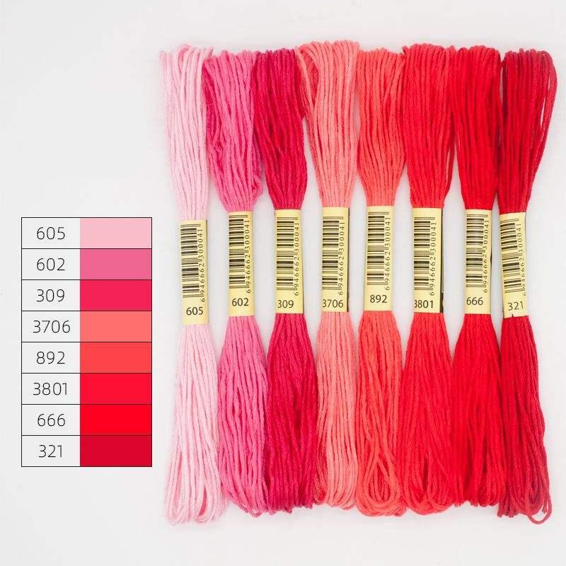 gradient color cross stitch thread, view 7 - MRSLM