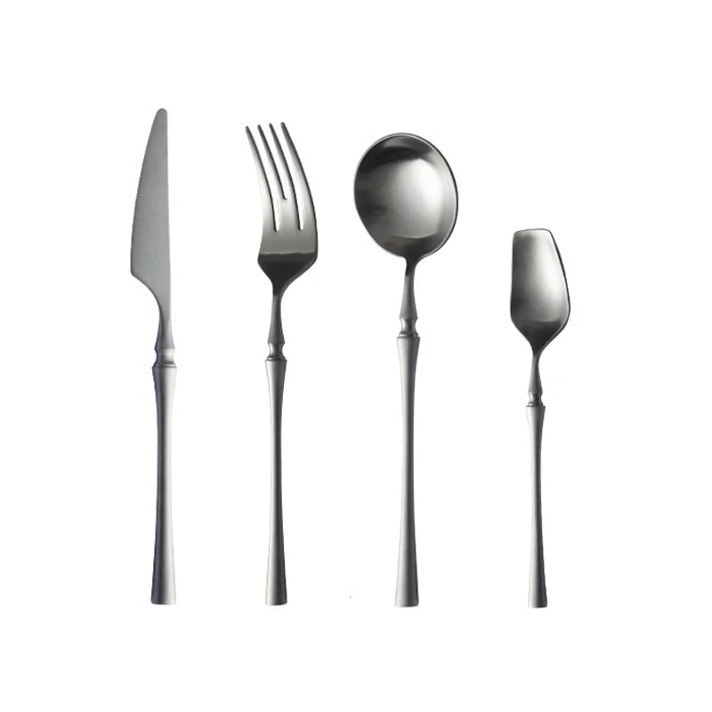 stainless steel western cutlery set, view 2 - MRSLM