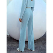 minimalist straight-leg pants for women, view 5 - MRSLM