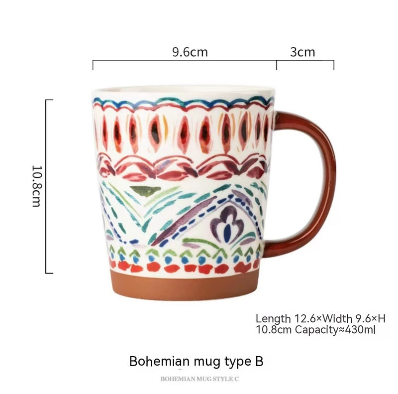 hand-painted graffiti ceramic mug, view 6 - MRSLM