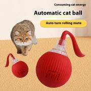 self-rolling cat ball toy, view 6 - MRSLM
