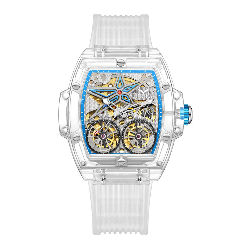 men's double flywheel automatic watch, view 3 - MRSLM