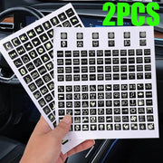 Luminous car panel decals, view 2 - MRSLM