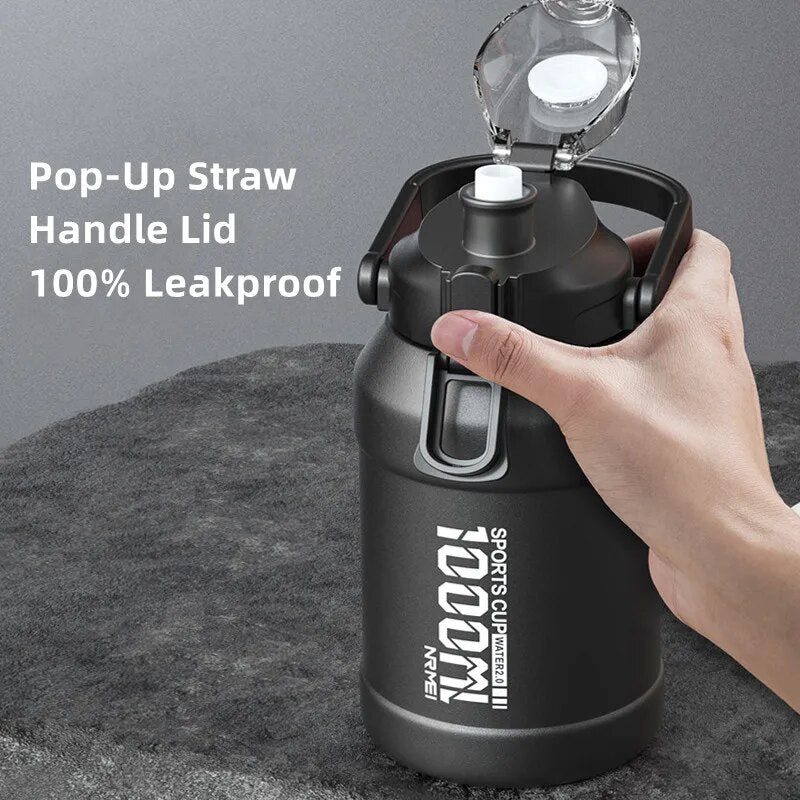 insulated water bottle, view 7 - MRSLM