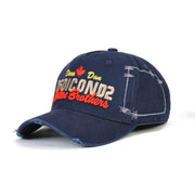 casual embroidered washed cotton hat, view 9 - MRSLM