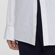 asymmetric cotton blouse, view 4 - MRSLM