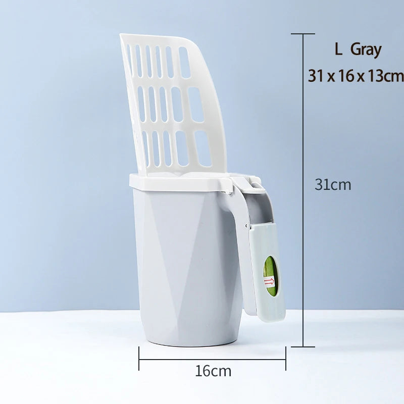 self-cleaning cat litter scoop, view 6 - MRSLM