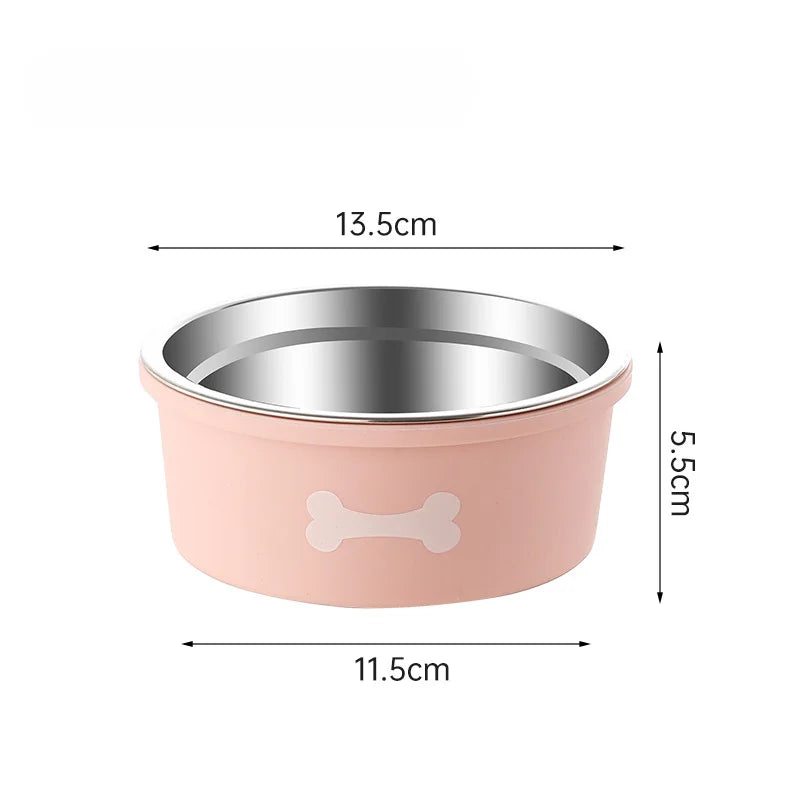silicone non-slip pet bowl, view 4 - MRSLM