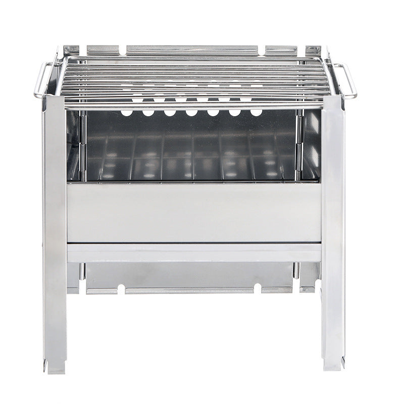 portable camping barbecue grill, view 2 - MRSLM