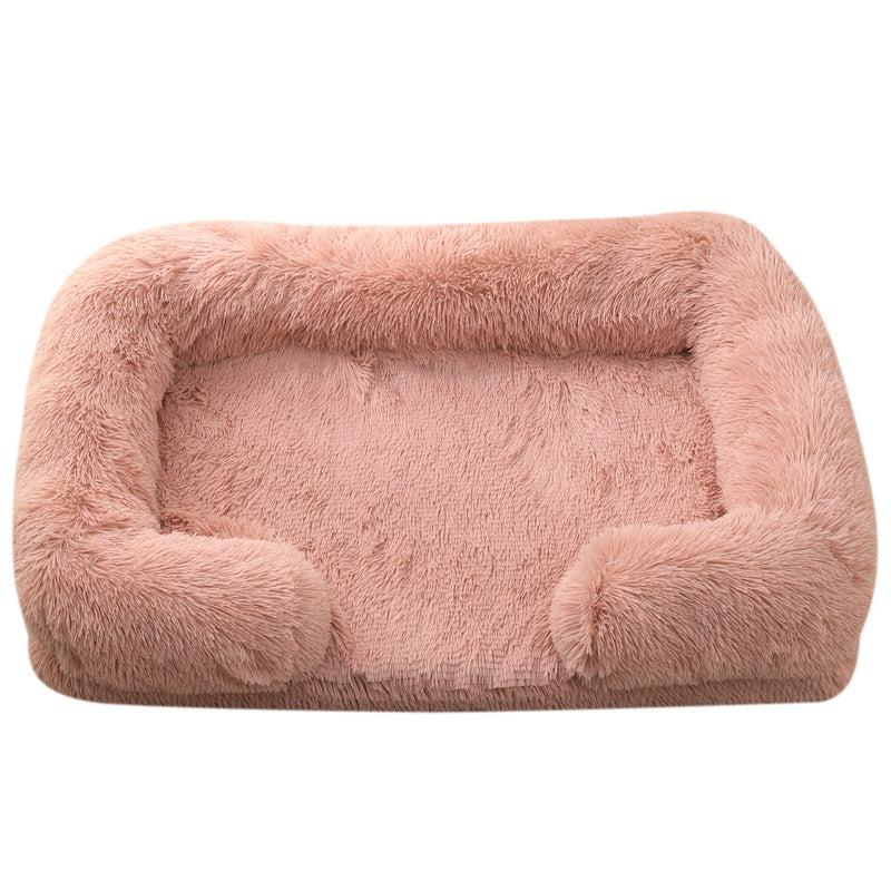 Plush round donut pet bed, view 9 - MRSLM