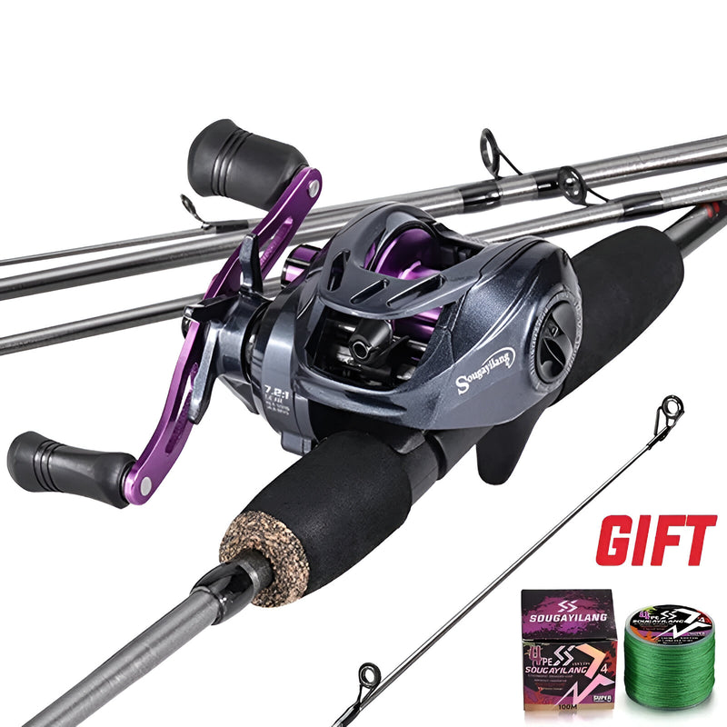 carbon fiber rod and reel combo, view 2 - MRSLM