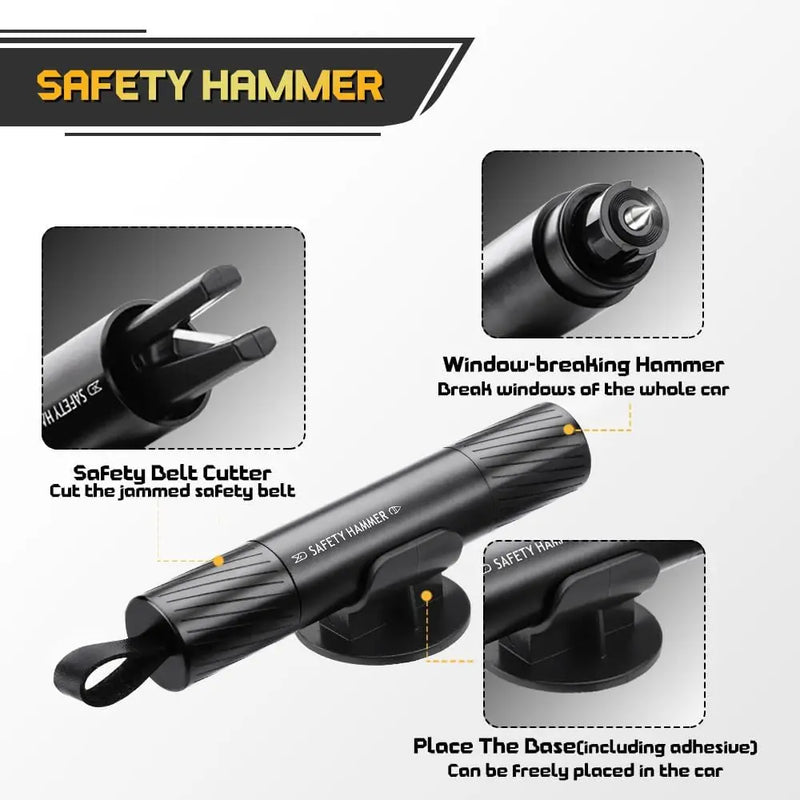 car safety hammer, view 4 - MRSLM
