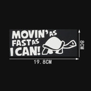 reflective animal car decal, view 3 - MRSLM