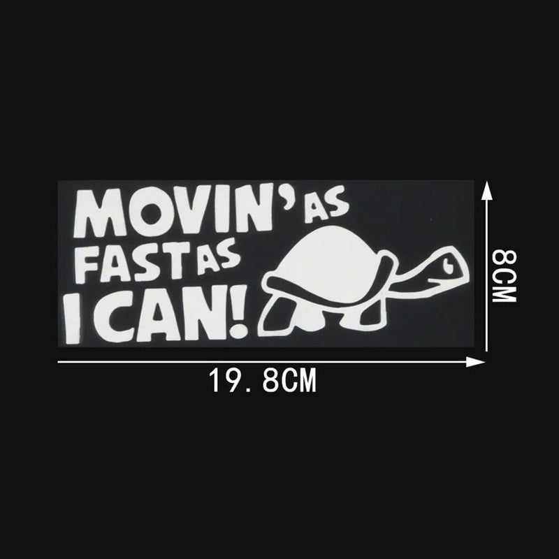 reflective animal car decal, view 3 - MRSLM