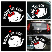 Baby on board 3D cartoon car sticker, view 4 - MRSLM