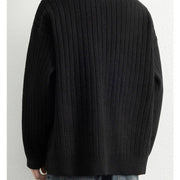 Men's half-zip textured knit sweater, view 2 - MRSLM