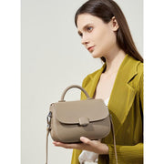 leather crossbody saddle bag, view 7 - MRSLM