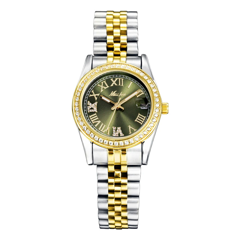 Luxury women's gold watch, view 5 - MRSLM