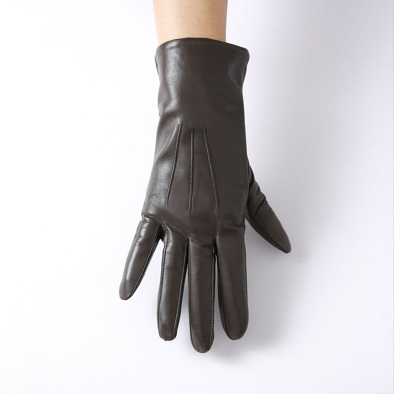 women's goat leather touch screen gloves, view 4 - MRSLM