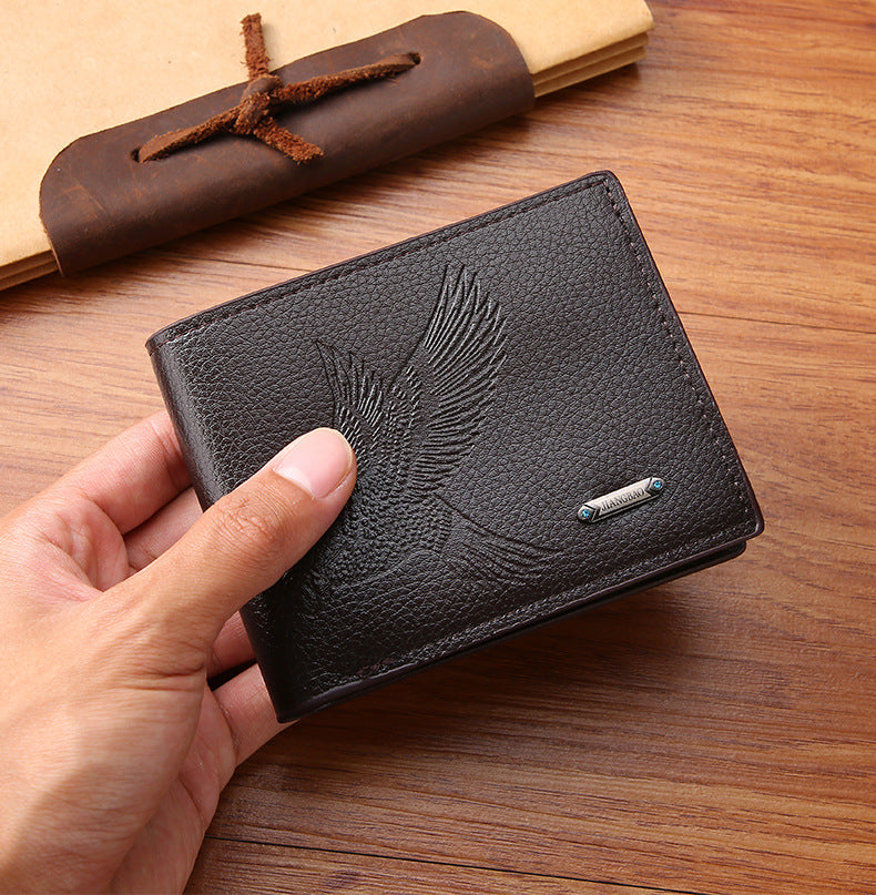 slim PU leather wallet, view 7 - MRSLM