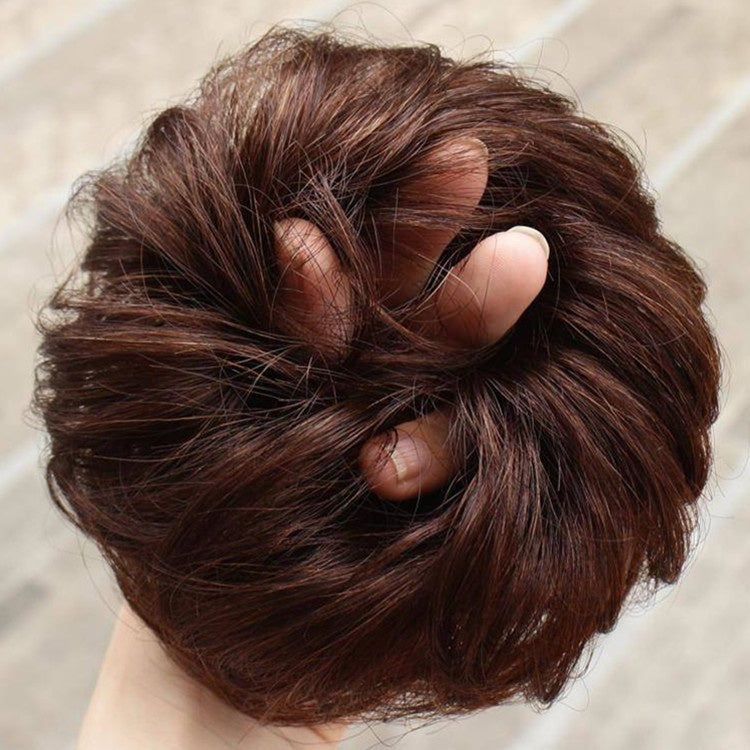 fluffy bun hair band wig, view 4 - MRSLM
