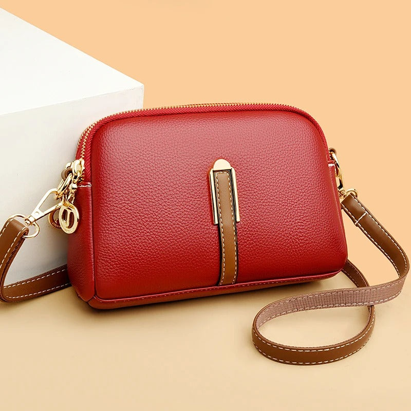 leather crossbody bag, view 15 - MRSLM