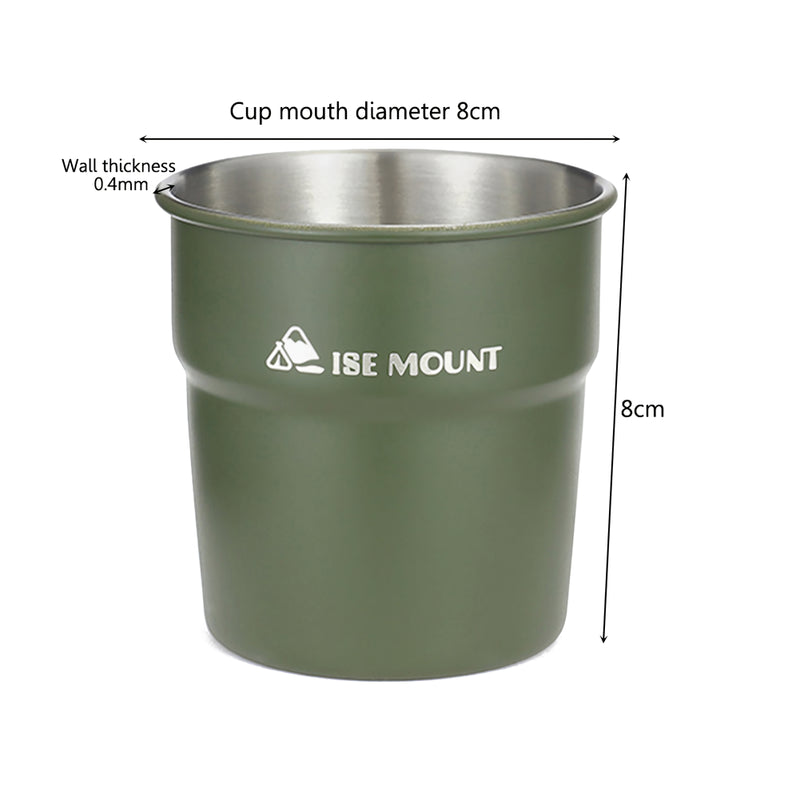 300ml stainless steel camping cup, view 5 - MRSLM