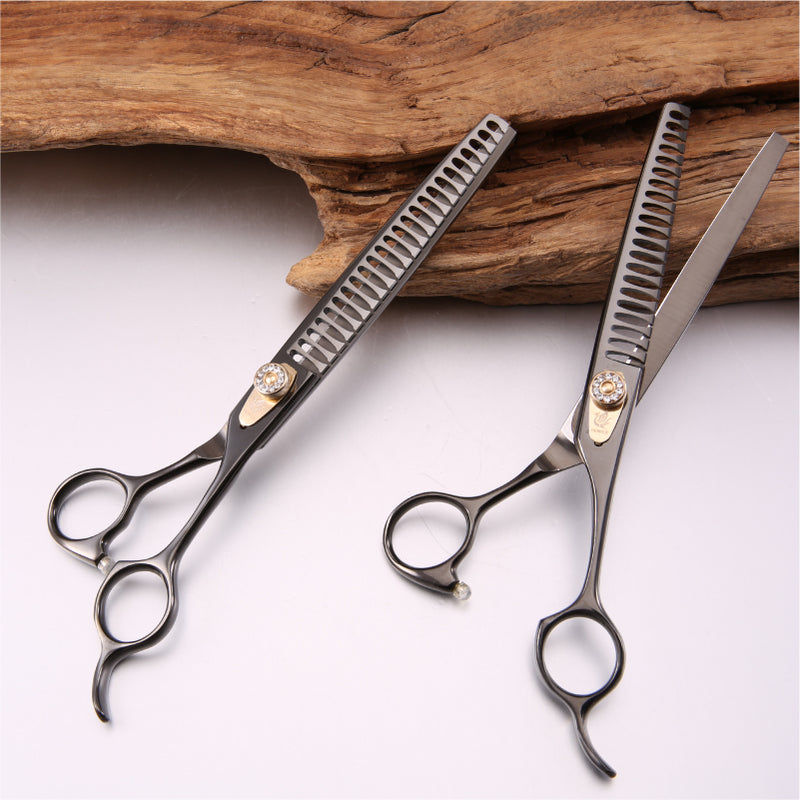 titanium-coated pet thinning shears, view 7 - MRSLM