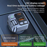 bluetooth FM transmitter with PD 30W charger, view 5 - MRSLM