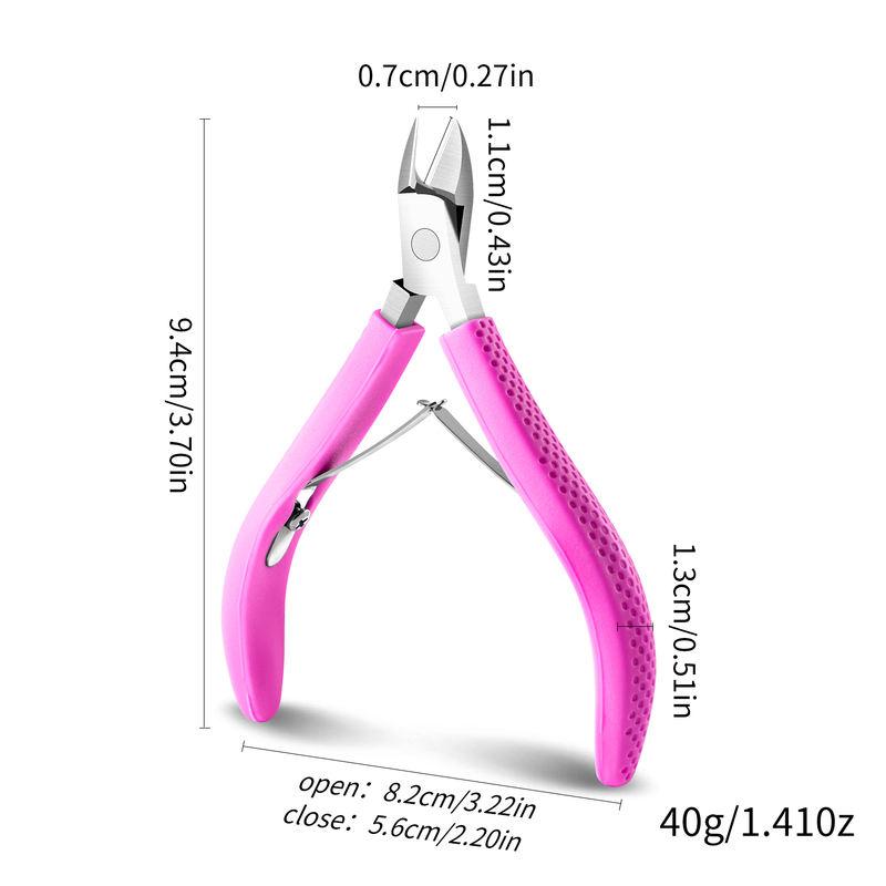 stainless steel cuticle scissors, view 3 - MRSLM