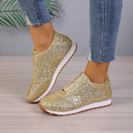 sequined slip-on flats - MRSLM