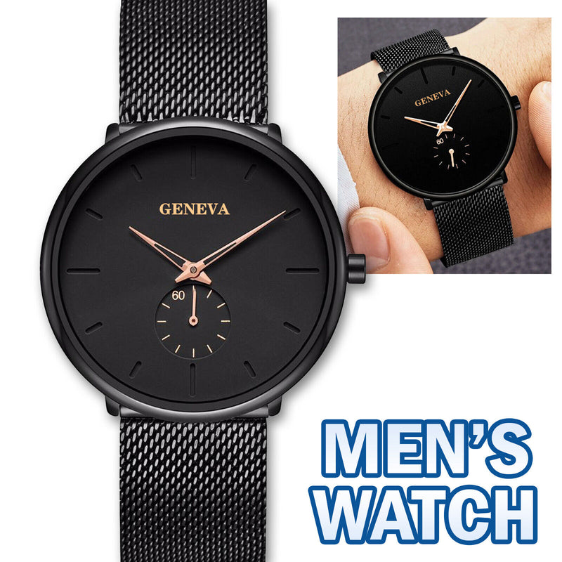 men's minimalist ultra thin quartz watch, view 9 - MRSLM