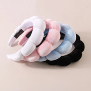 fluffy sponge headband for women, view 8 - MRSLM