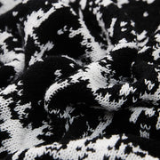 wool-blend knitted plaid blanket, view 7 - MRSLM
