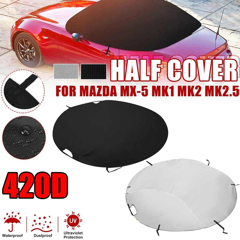 half car cover for mazda mx-5, view 4 - MRSLM
