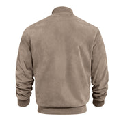 stylish vintage slim men's jacket, view 10 - MRSLM