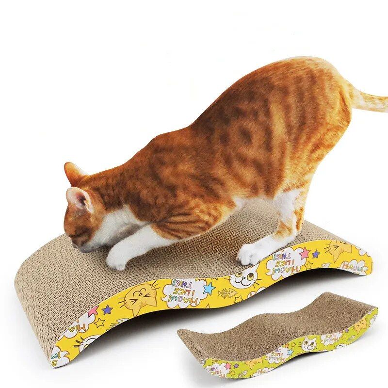 m-shape cat scratcher, view 4 - MRSLM