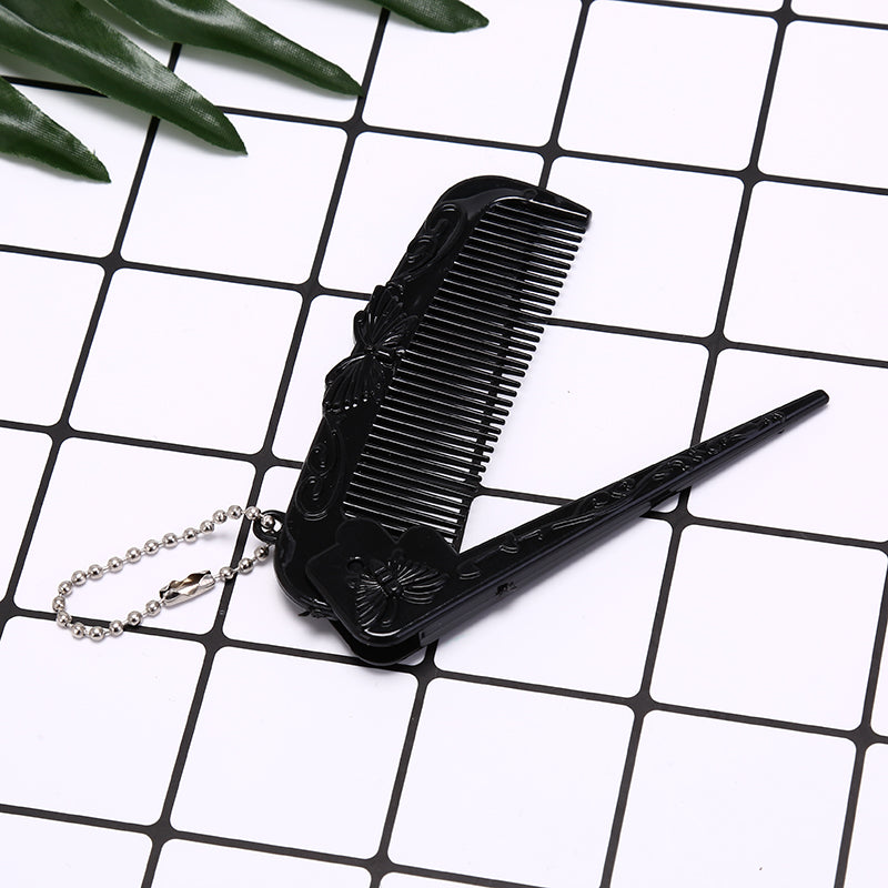 foldable massage hair comb, view 7 - MRSLM
