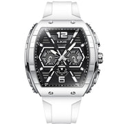 square chronograph watch, view 4 - MRSLM