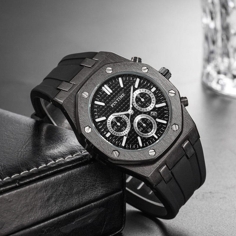 men's multifunction sports quartz watch, view 2 - MRSLM