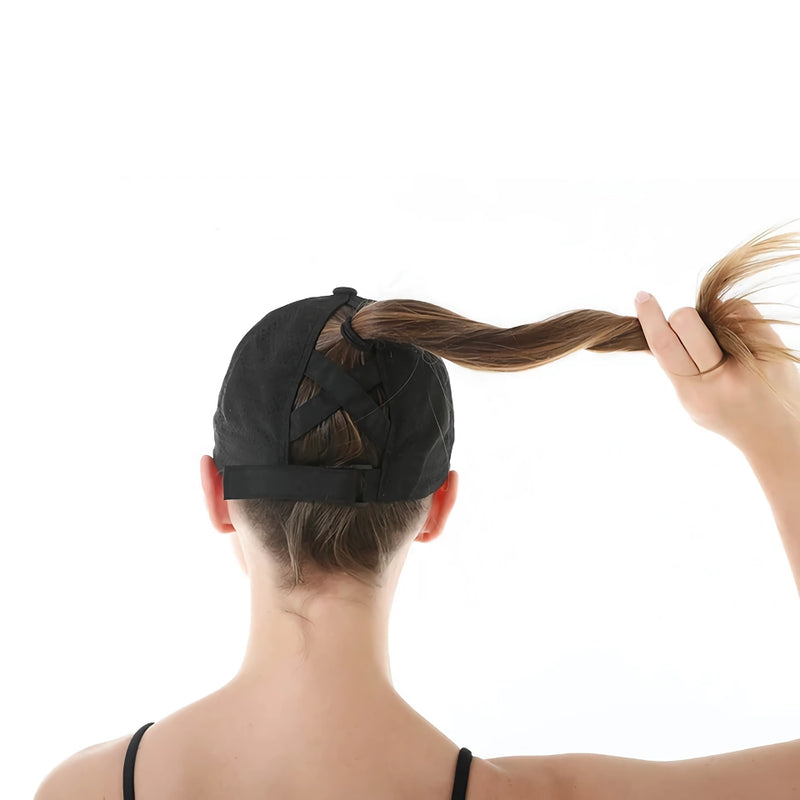 summer mesh ponytail baseball cap, view 16 - MRSLM