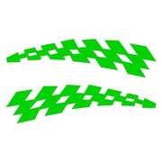 checkered flag car stickers, view 3 - MRSLM
