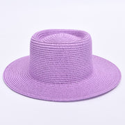 wide brim straw sun hat, view 8 - MRSLM