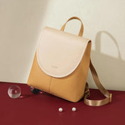 retro leather backpack, view 2 - MRSLM