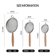 stainless steel colander, view 11 - MRSLM